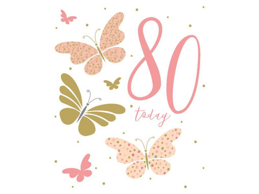 Picture of 80 TODAY BIRTHDAY CARD